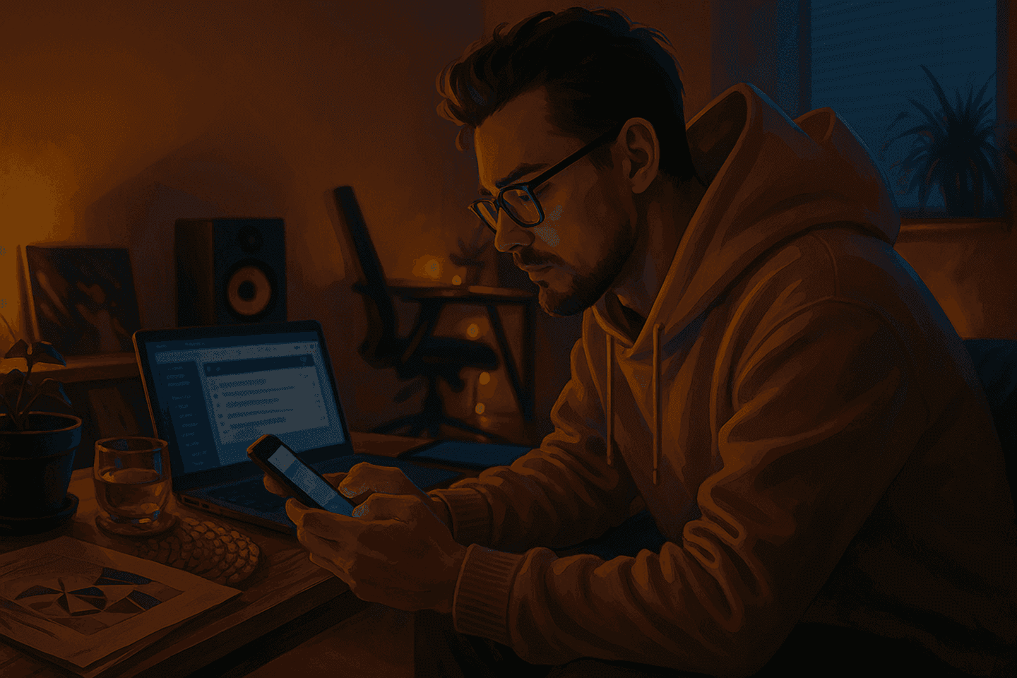 Persona estudiando un curso de Migant